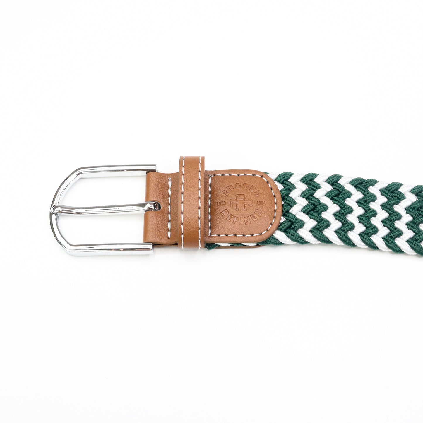 Rugged Refined Woven Belt Patterned