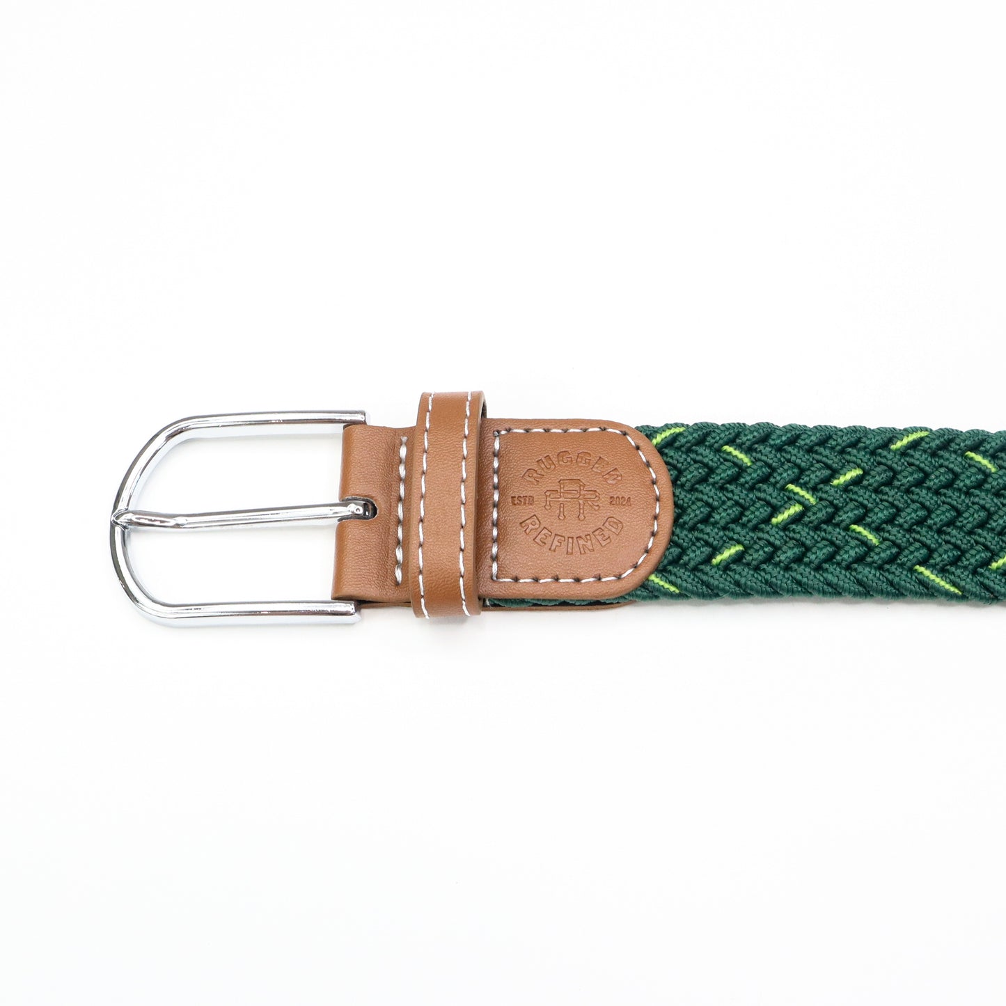 Rugged Refined Woven Belt Patterned