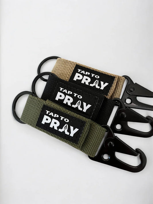 Tap To Pray™ Tactical Carabiner Keychains