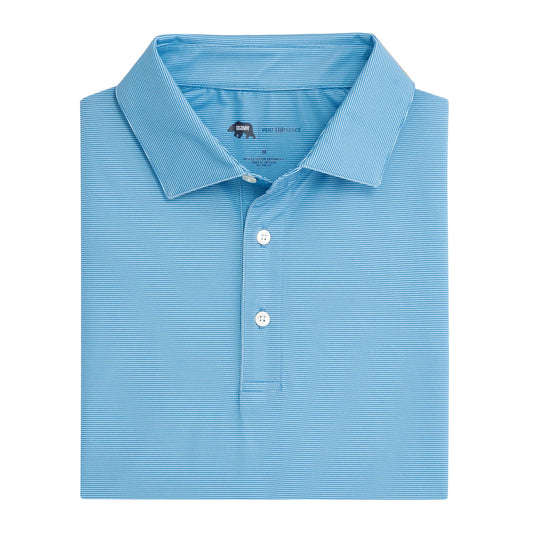 Hairline Stripe Performance Polo Riviera