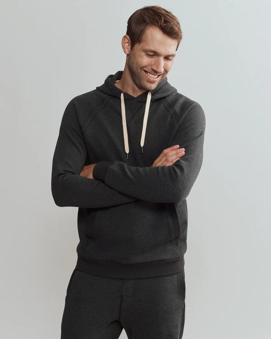 Heritage Midweight Hoodie Black Heather