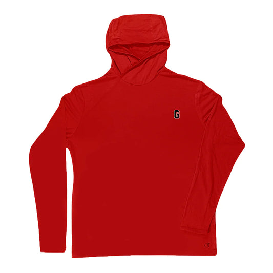 RED UGA LIGHTWEIGHT PERFORMANCE HOODIE