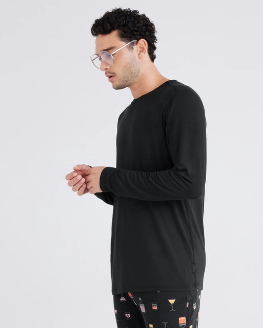 SAXX Snooze long Sleeve Tee - Black