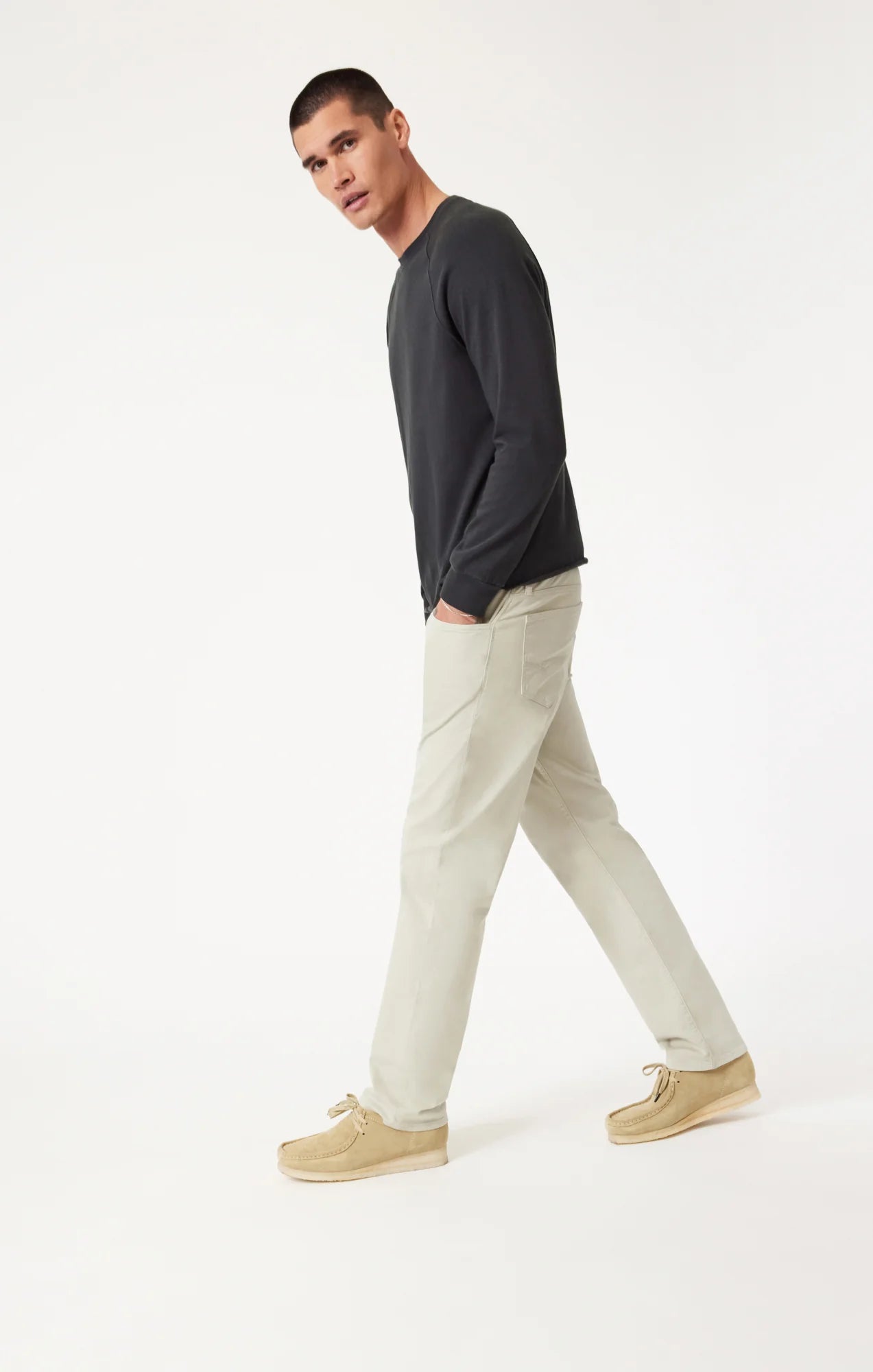 Mavi Zach Twill Straight Leg Pant