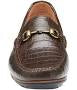 Cort 2.0 Bit Loafer- Dark Brown Croc Embossed