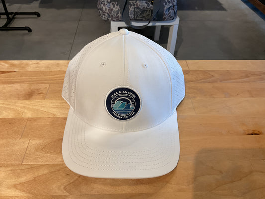 Flag and anthem white hat