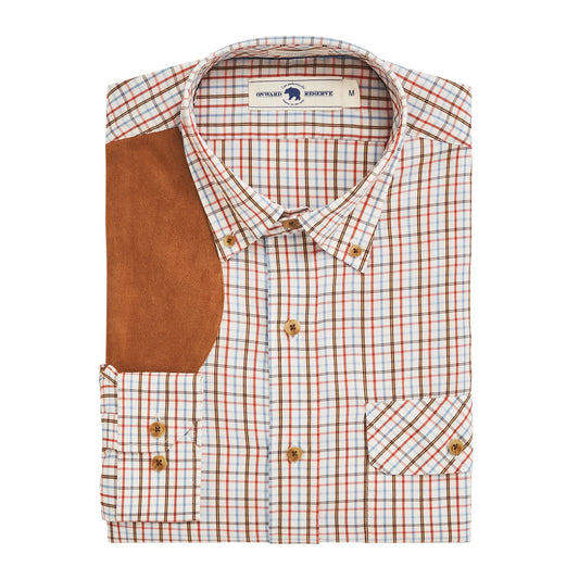 Glasgow Performance Twill Shirt - Hot Sauce