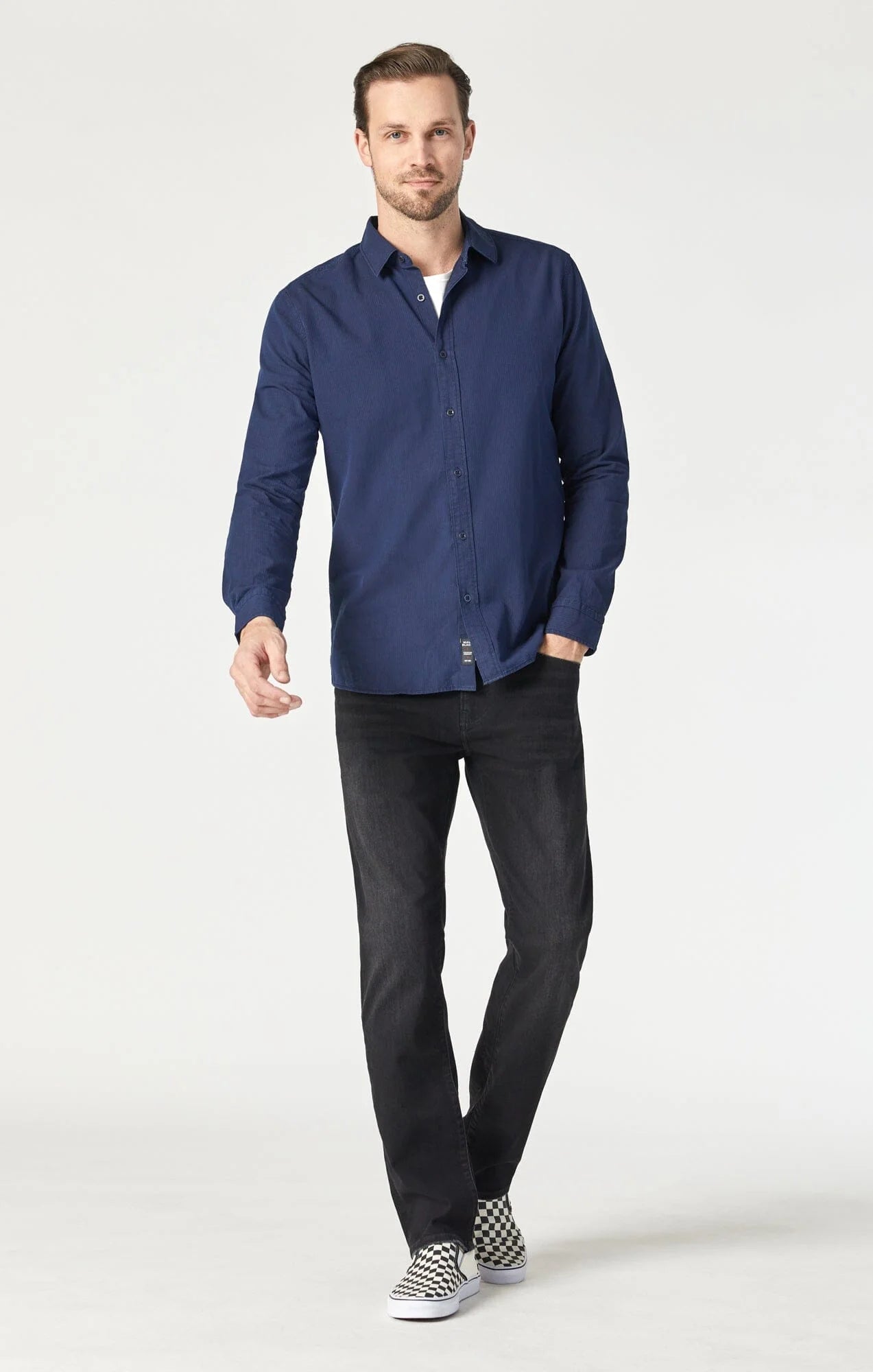 Zach Straight Leg Jean Coal Black