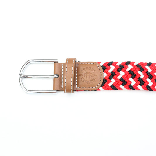 Rugged Refined Woven Belt Collegiate