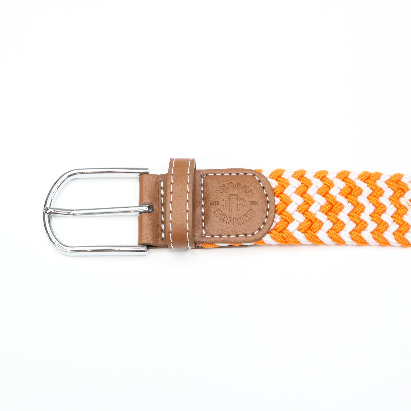 Rugged Refined Woven Belt Collegiate