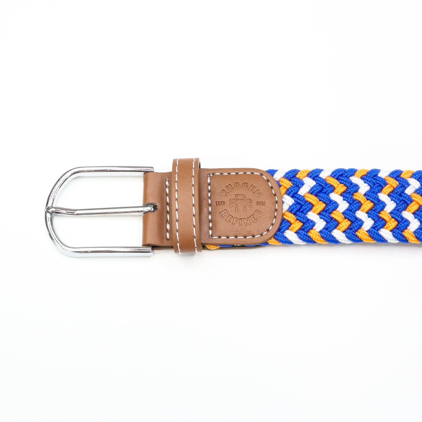 Rugged Refined Woven Belt Collegiate