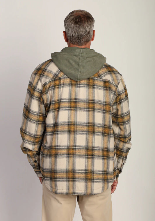 Jackson Plaid Shirt Jacket in Sun colorway
