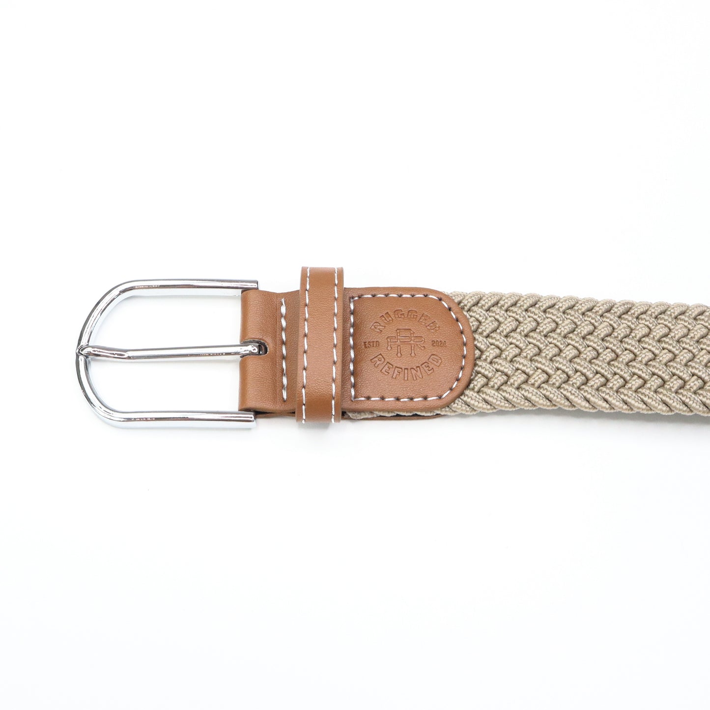Rugged Refined Woven Belt Patterned