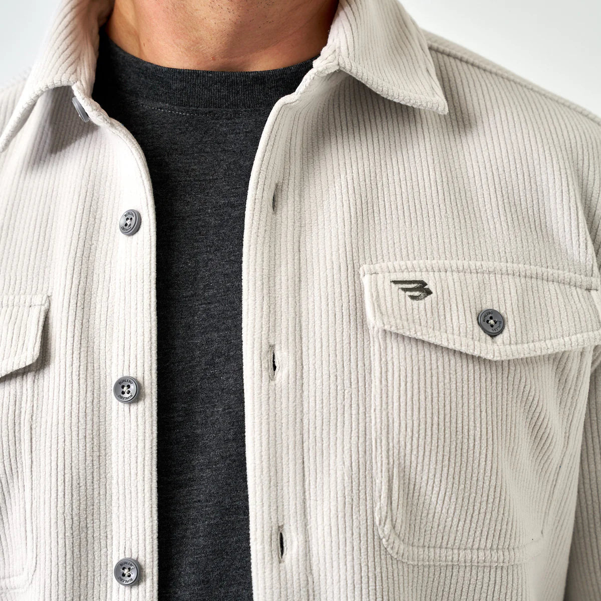 Burlebo Kings Jacket in Light Grey - Deer Camo