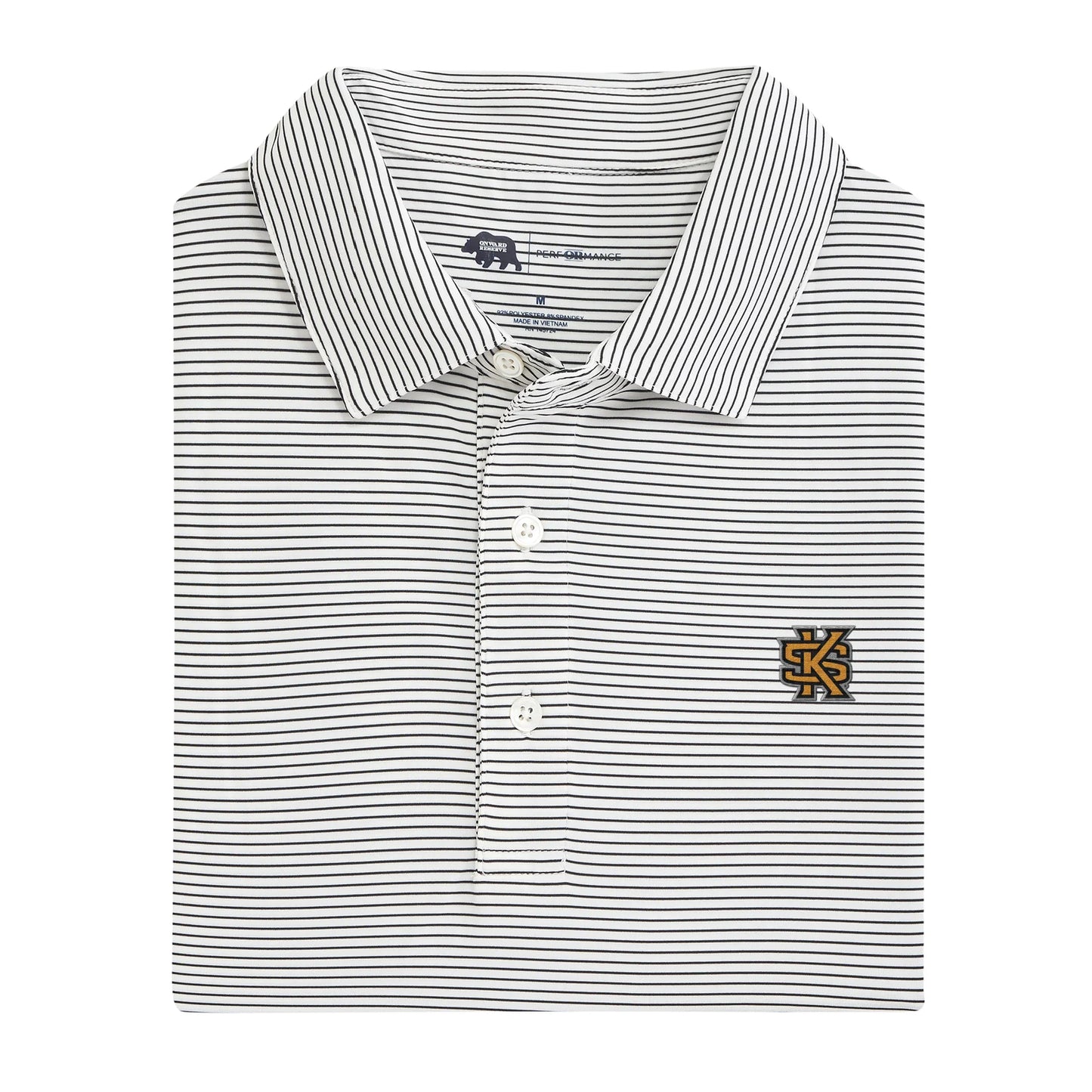 Kennesaw State Birdie Stripe Performance Polo
