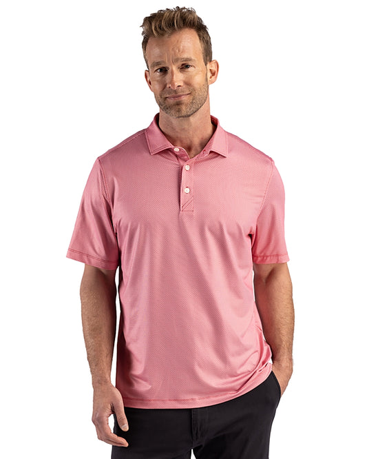 Pike Lattice Print Polo