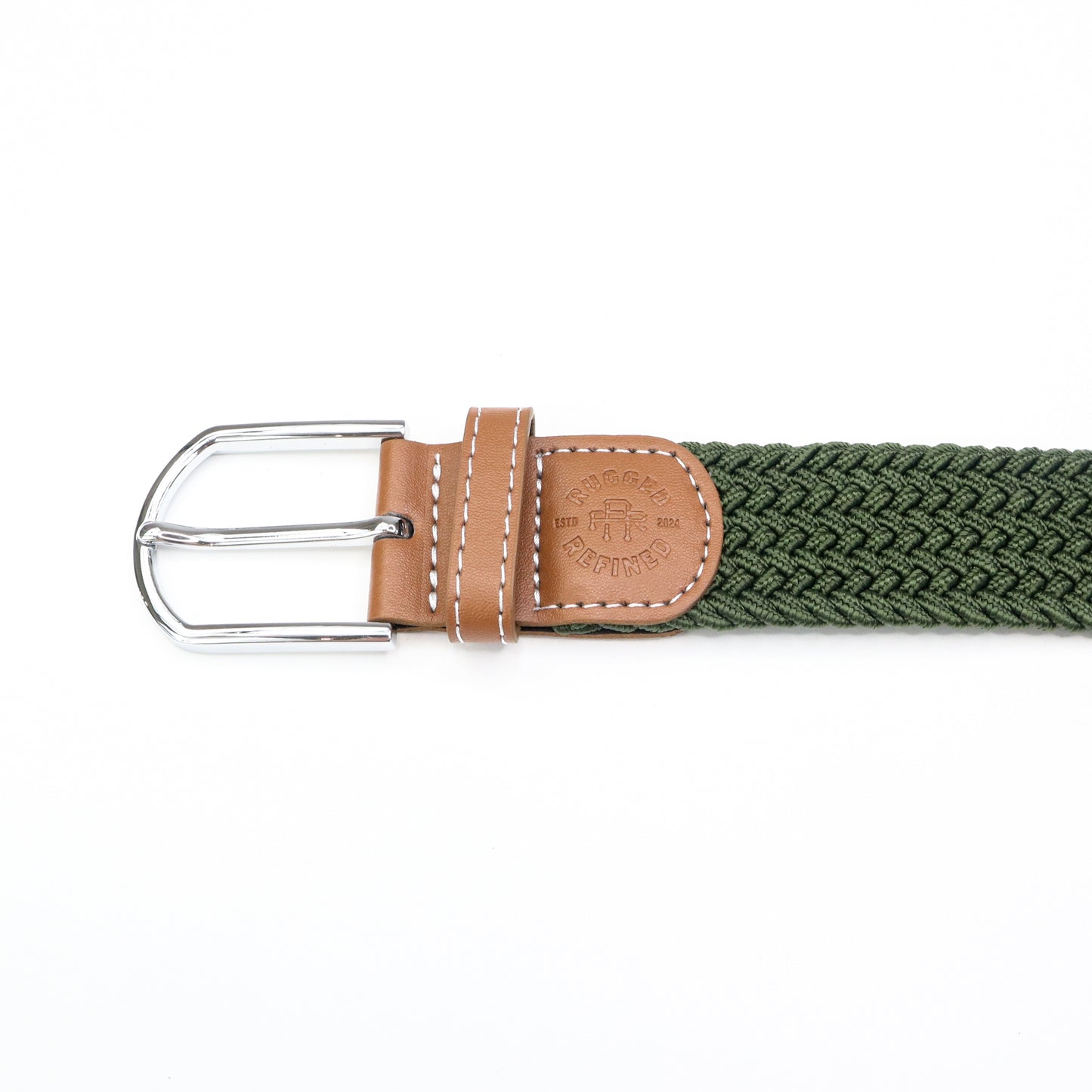 Rugged Refined Woven Belt Solid