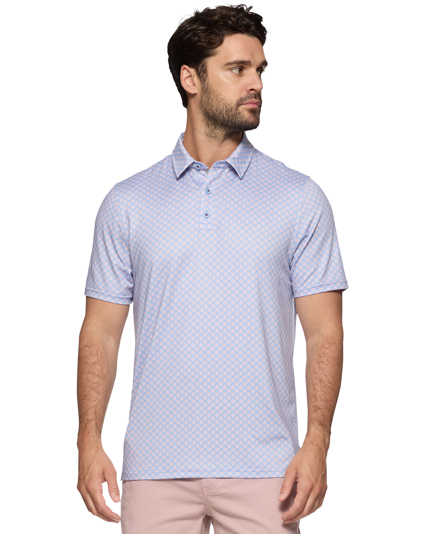 MVP FRIDLEY AGAVE PRINT POLO