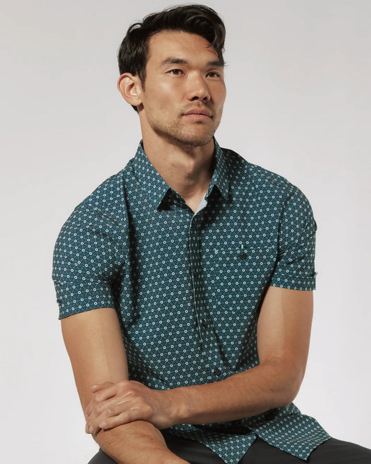 Morgan Short Sleeve Shirt Dark Teal
