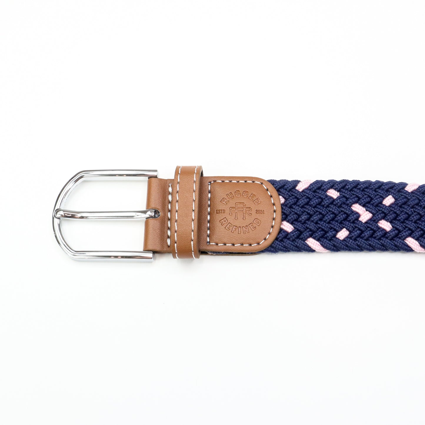 Rugged Refined Woven Belt Patterned