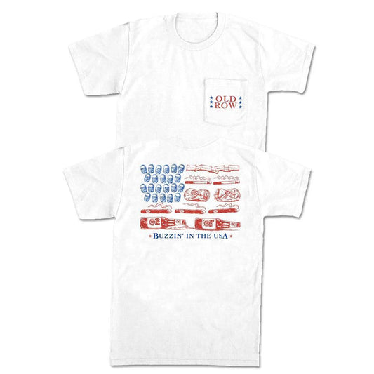 Buzzin' In The USA Pocket Tee