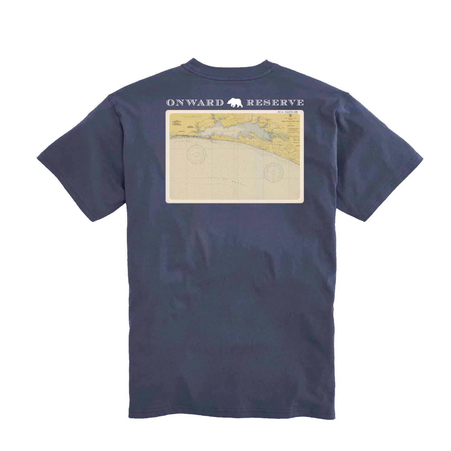 30-A Coastline Postcard Tee