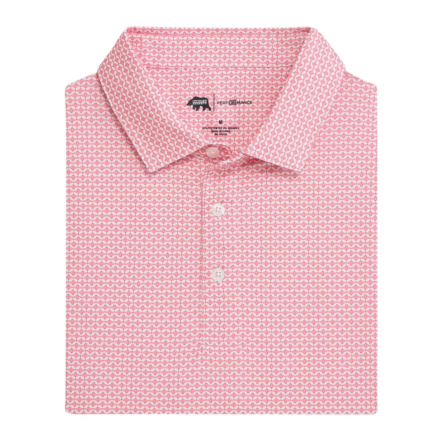 Barb Printed Performance Polo