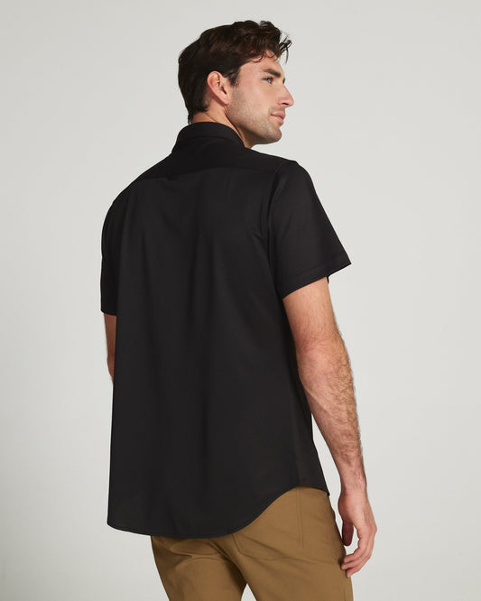 Owen Short Sleeve Shirt Black