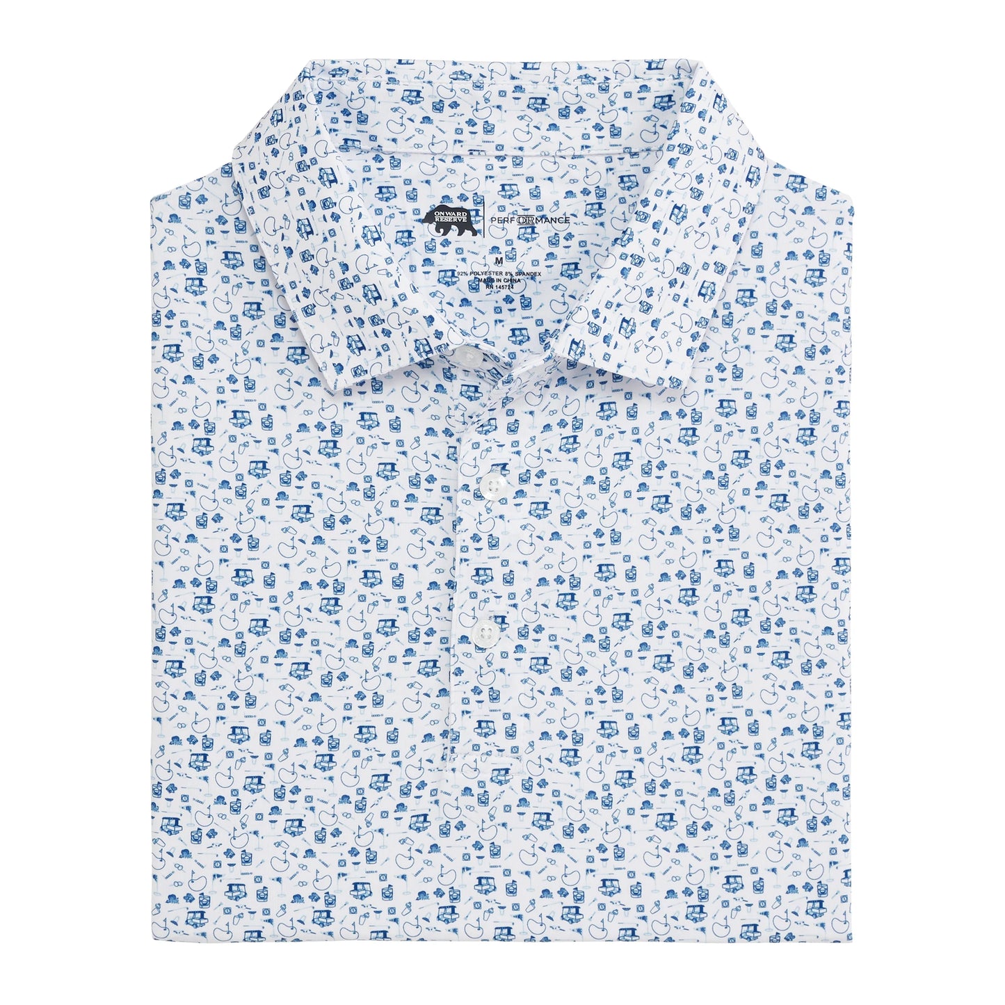 Printed Performance Polo
