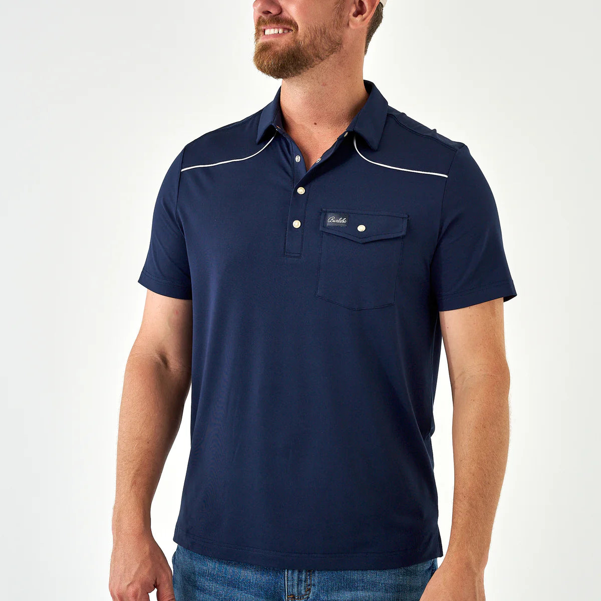 Pearl Snap Performance Polo