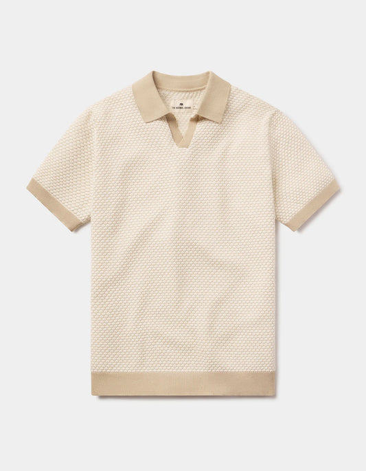 Robles Knit Jacquard Polo