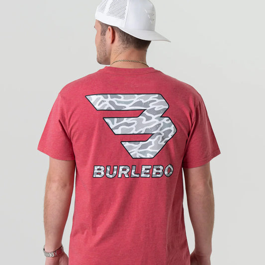 Flying B White Camo Logo Tee