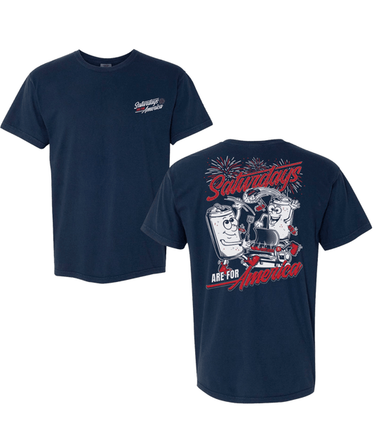 Saturdays are for America Pocket Tee