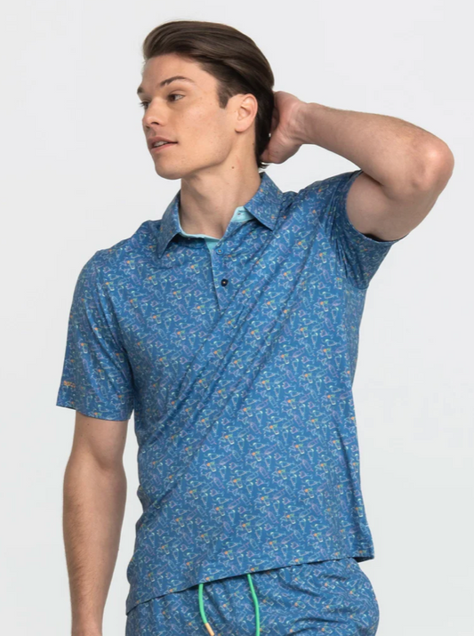 Happy Hour - Printed Polo