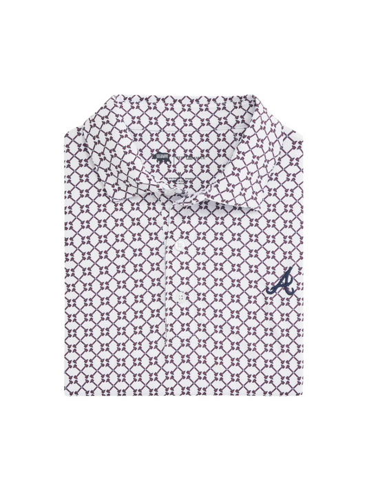 Atlanta Braves Tomahawk Printed Polo