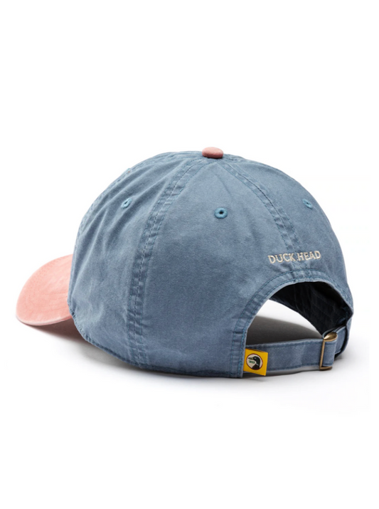 Duck Head Circle Patch Twill Hat - Stone Blue
