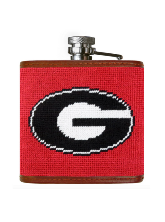 Needlepoint Flask