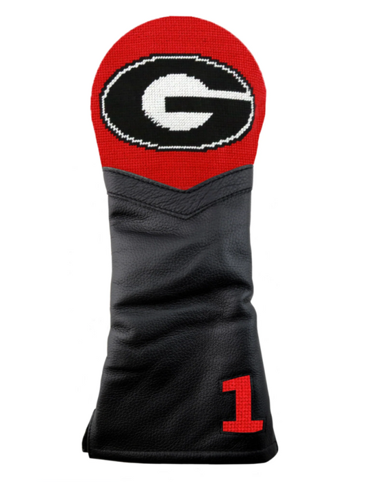 Needlepoint Driver Head Cover