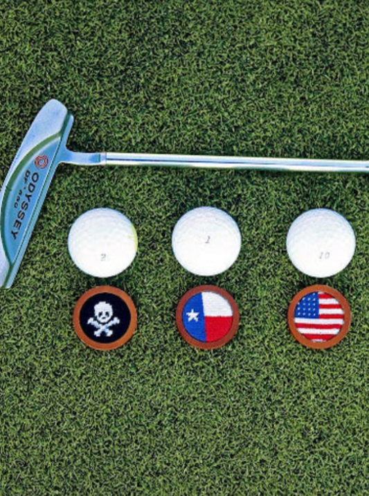 Big American Flag Golf Ball Marker