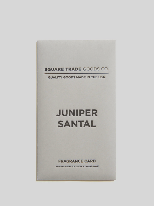 Juniper Santal Fragrance Card