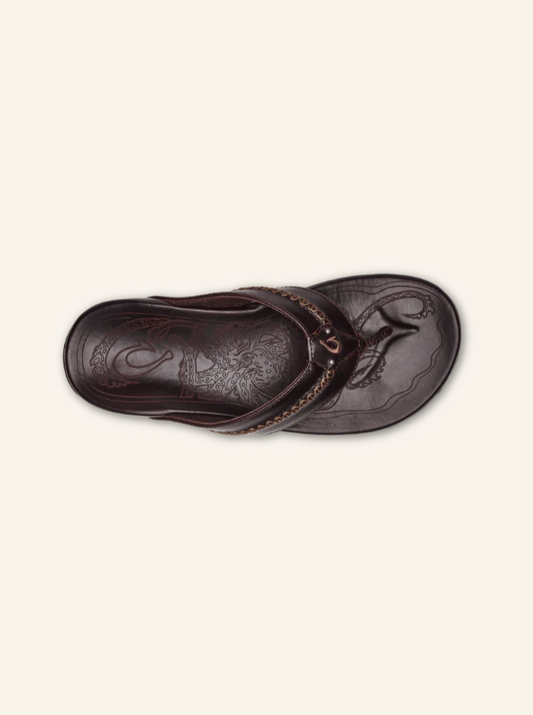 Mea Ola Flip Flops - Dark Java
