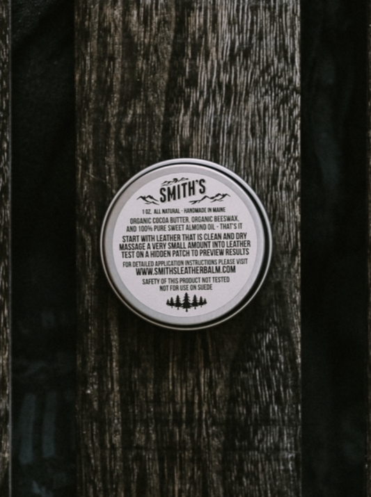 1 oz Smiths Leather Balm Tin
