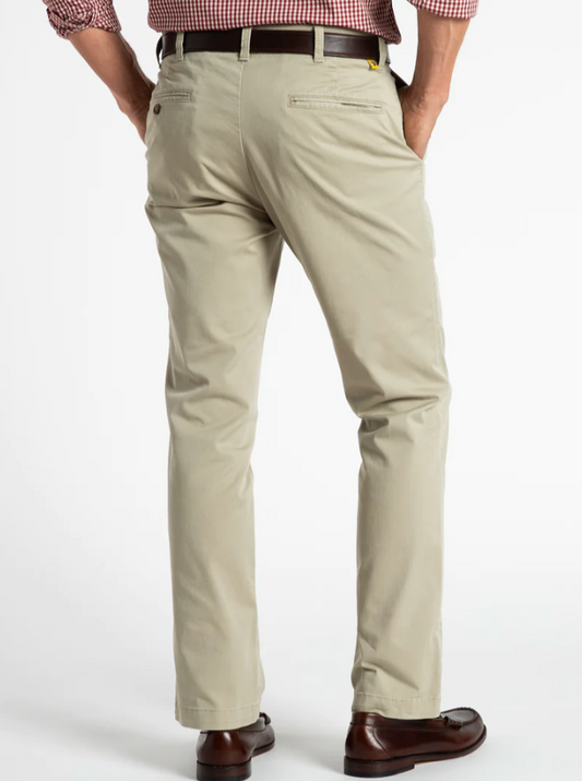 Classic Fit Gold School Chino Pants - Khaki