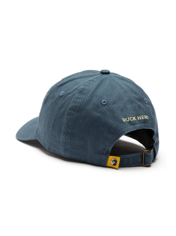 Duck Head Circle Patch Twill Hat - Lake Blue