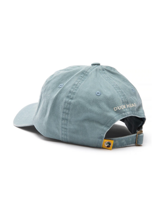 Duck Head Circle Patch Twill Hat - Washed Green