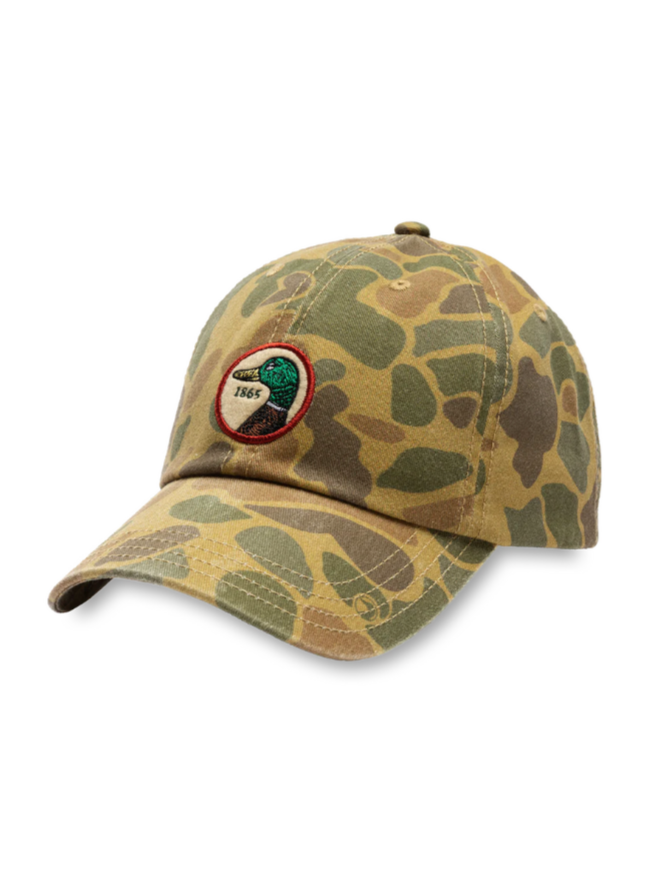 Duck Head Circle Patch Twill Hat - Camo