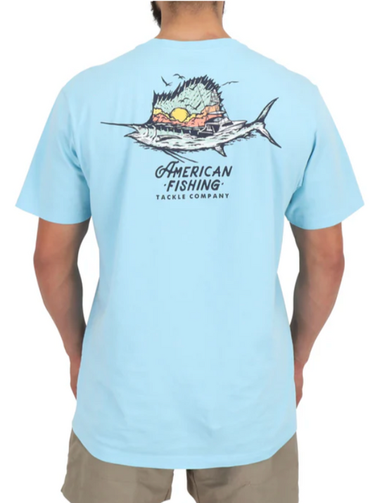 Sailfishing SS Tee - Light Blue