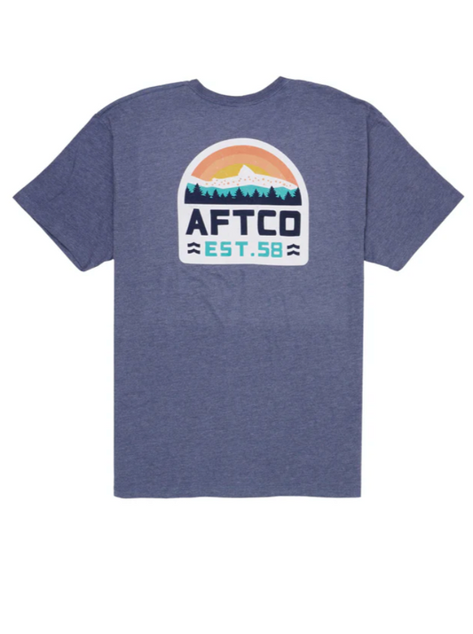 Rustic SS Tee - Midnight Heather