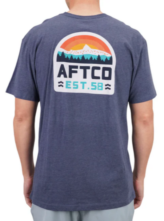Rustic SS Tee - Midnight Heather