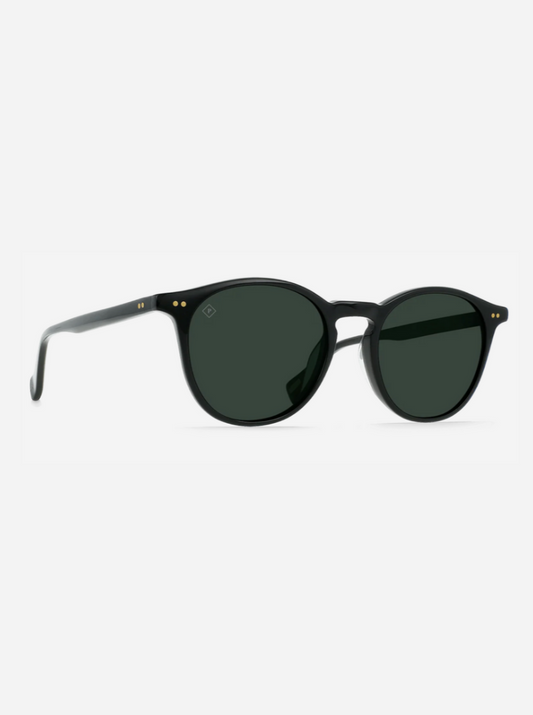 Basq Sunglasses - Recycled Black & Green Polarized